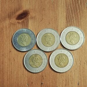 Canadian Two Dollar Coins